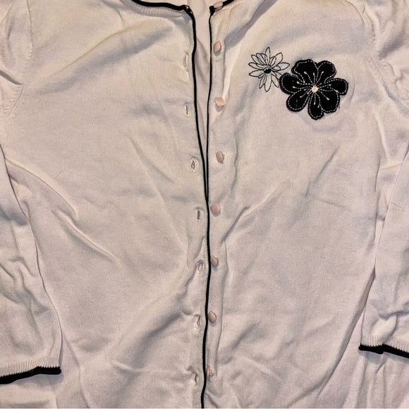Light Pink Button Up Cardigan - Picture 2 of 3